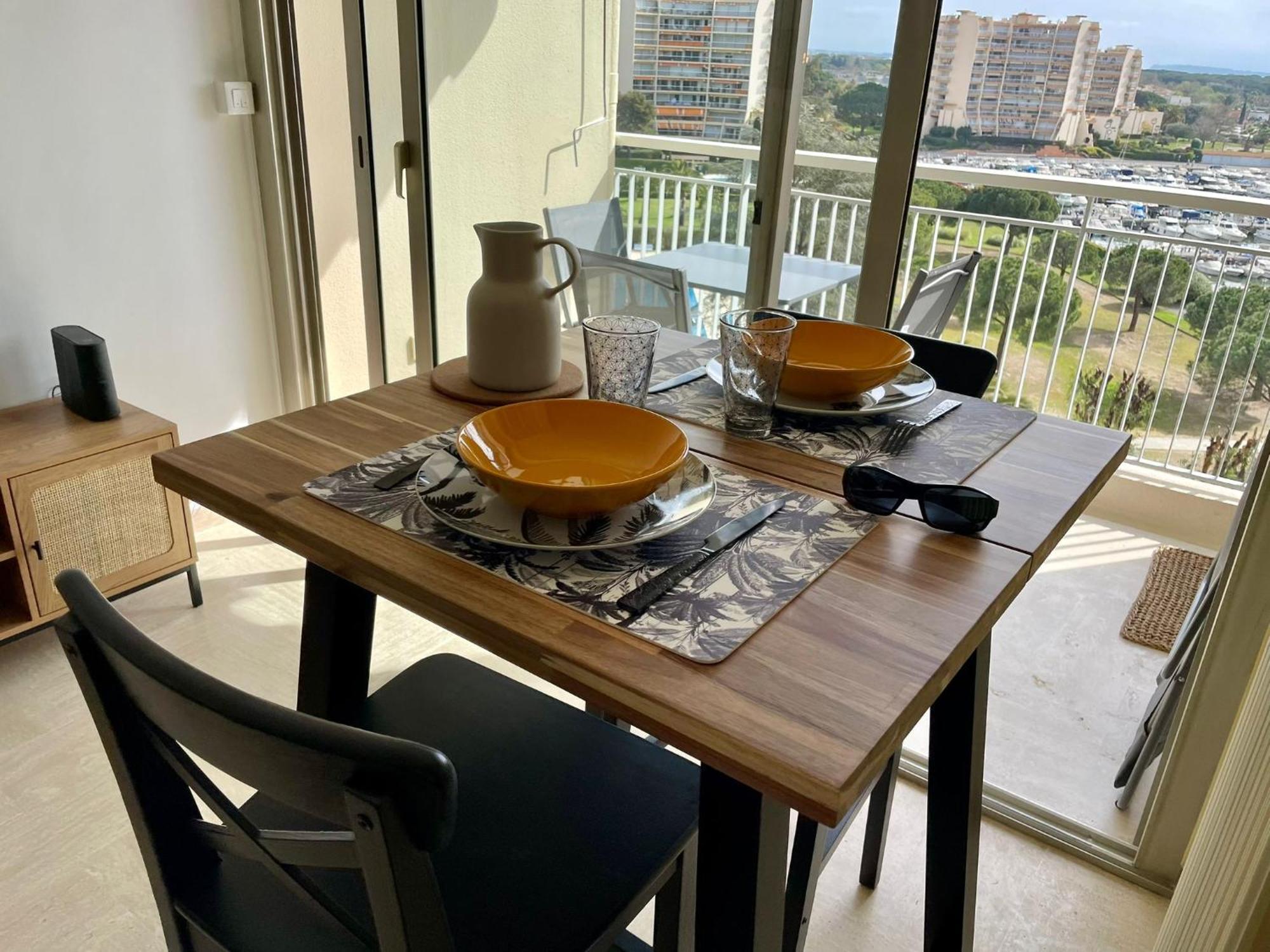 Studio Avec Vue Sur Marina Et Mer - 2 Adultes Et 1 Enfant Maximum Mandelieu Buitenkant foto